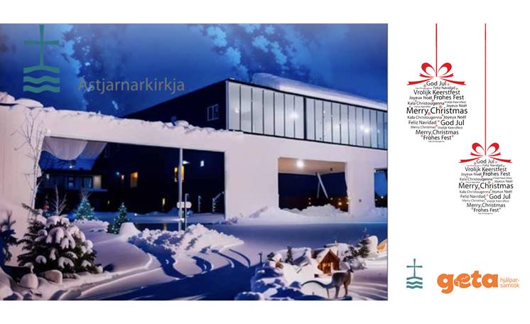 Ástjarnarkirkja í vetrarbúningi