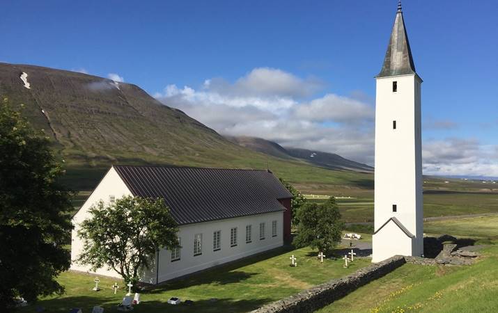 Hóladómkirkja - ágúst 2019 - mynd hsh