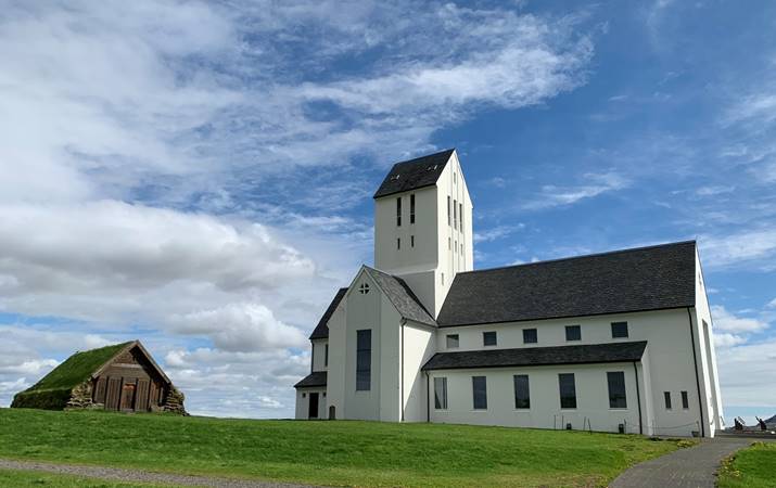 Skálholtsdómkirkja og Þorláksbúð