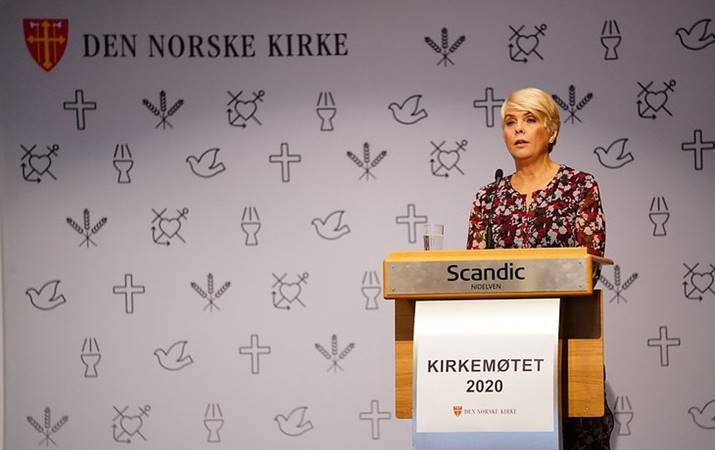 Kristin Gunleiksrud Raaum er forseti kirkjuráðs norsku kirkjunnar