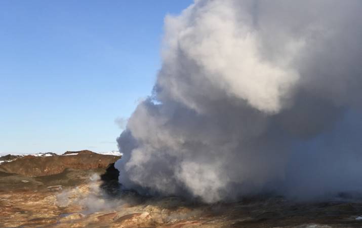 Gunnuhver á Reykjanesi - þar er margt að skoða