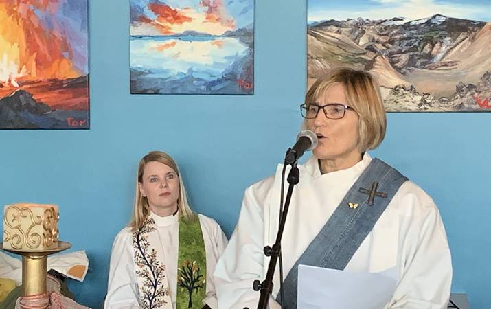 Ragnheiður Sverrisdóttir, djákni, og sr. Ása Laufey Sæmundsdóttir