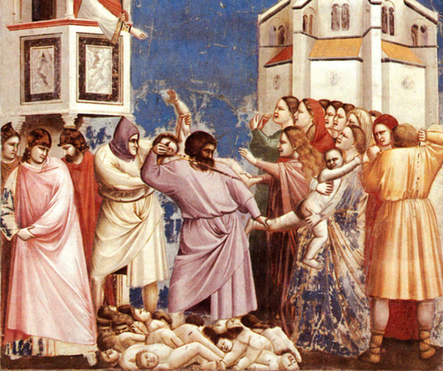 Sakleysingarjarnir eftir Giotto